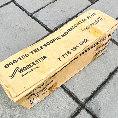 Worcester ø60 100 - Ø60/100, telescopic