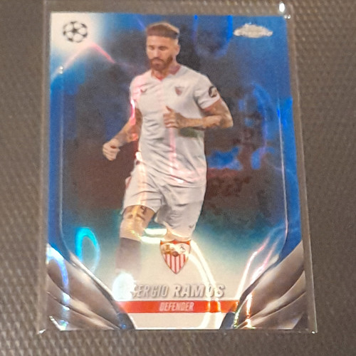 Topps chrome ucl sergio - sergio, ramos