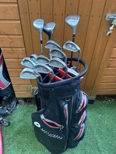 Mixed Set Of Golf Clubs