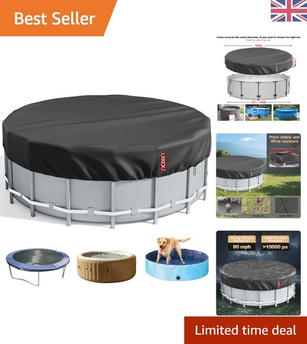Round solar pool cover - ft,