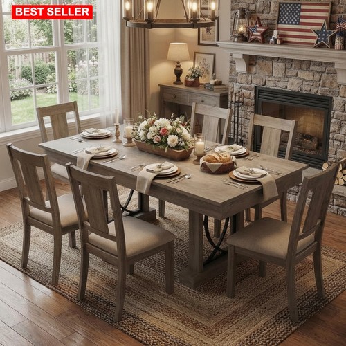 Wooden dining table large - table,