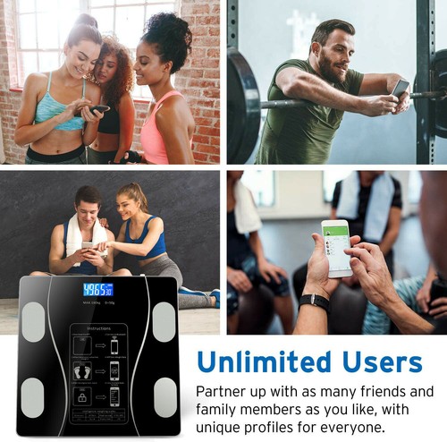 Smart bluetooth body - fat, &