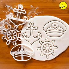 Set of 3 Nautical cookie