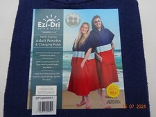 100% Cotton Hooded Towel/Poncho/Changing Robe for Beach Swim Bath Changing.