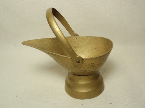Vtg china brass mini coal - vtg,