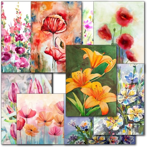 Doodlecards pack floral - of,