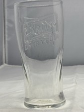 Genuine Carling Extra Cold Embossed 1/2 Pint Glass small Bar Man Cave