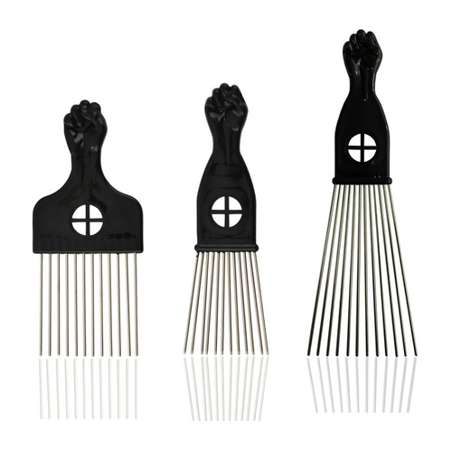Afro hair pick - comb, set