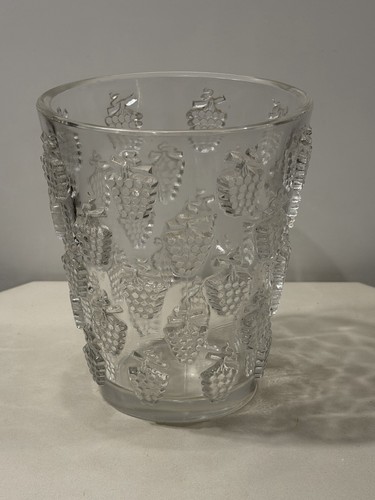 Crystal vase lalique - crystal,