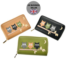 Owl Faux Leather Concertina