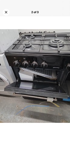 Smeg cx93gmbl dual fuel - dual, 90cm