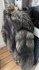 Silver Fox Fur Jacket and Collar