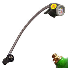 A/C PRO REUSABLE AIRCON TRIGGER GAUGE WITH EXTRA LONG FILLING HOSE CAR A/C