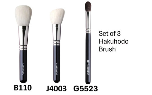 Hakuhodo brush set 3 - hakuhodo,