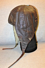 WW2 German Luftwaffe K33 Fliegerkopfhaube, Winter Flight Helmet with maker label