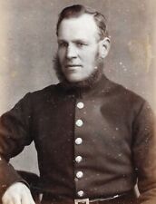 Victorian CDV Photo Soldier British Policeman Police Cox Weston Super Mare