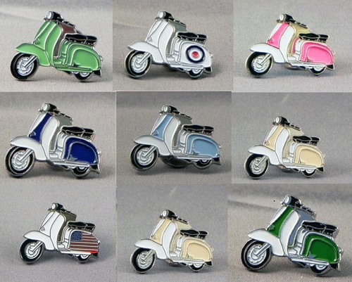 Lambretta scooter pin badge - lambretta,