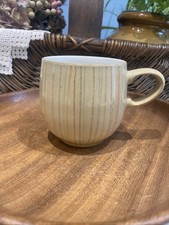 Denby Caramel Stripe Curve Mug