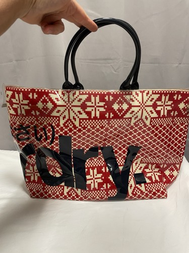 Superdry clear plastic tote
