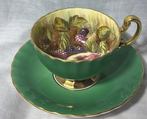 Fruit harvest teacup saucer - harvest, &