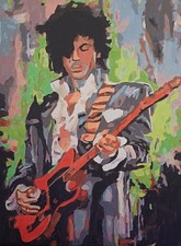 Framed Acrylic canvas "