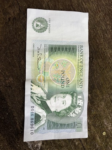 Old english one pound - note, £1