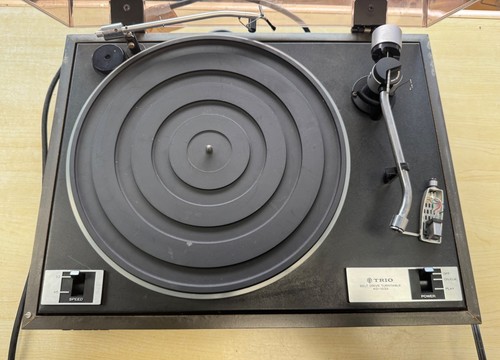 Trio record player turnable - player,