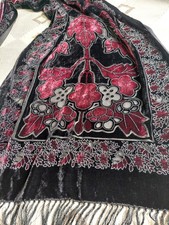 Ladies viscose silk velvet