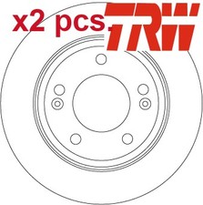 X2 PCS REAR BRAKE DISC SET