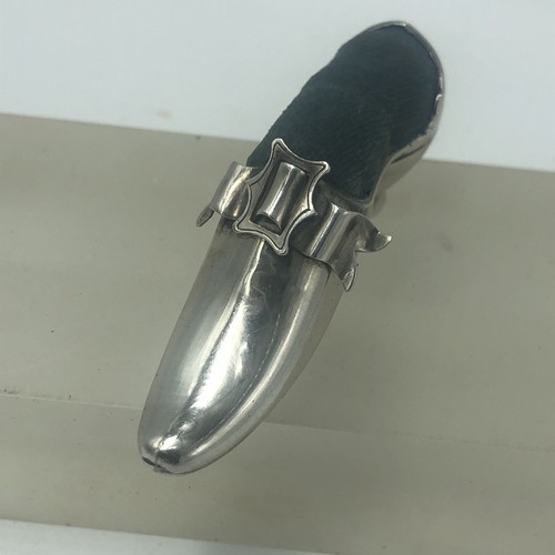 Victorian silver pin cushion - victorian,