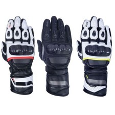 Oxford RP-2 2.0 Mens Leather Motorbike Gloves Motorcycle Track Long Sports CE