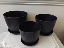  3 Pcs Planter Resin Plants