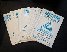 Hartlepool United Programmes -