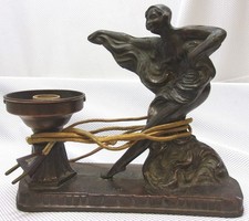 Antique ART DECO LADY LAMP