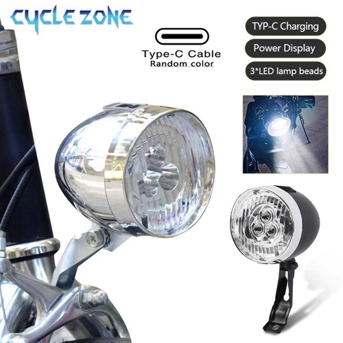 Vintage bicycle front light - front, 3