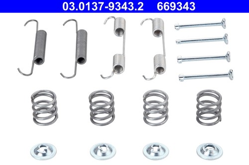 Parking brake shoes - parking, kit