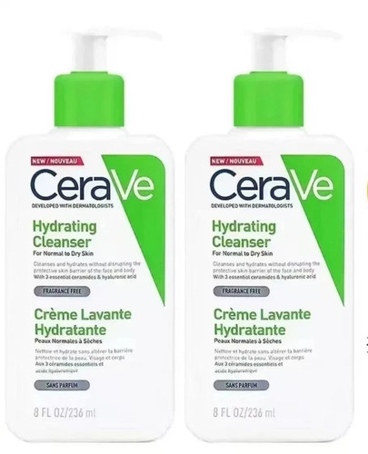 Cerave hydrating cleanser - 2x,