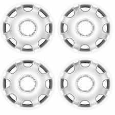 4x Silver 15" Inch Deep Dish Van Wheel Trims Hub Caps For VW Transporter T4
