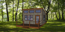 16 x 16 ft Small Cabin or Shed