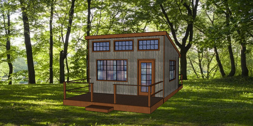 Small cabin or - x, shed