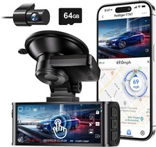 4K Dash Cam Car Front Rear