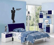 JAMES BOND 007 Wall Art Sticker, Decal, Mural, Iconic for any flat surface