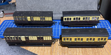 4 x Ratio 4 wheel GWR Kit built coaches spares/repair OO Gauge