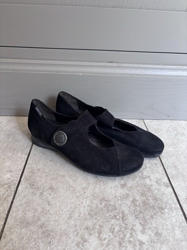 Mephisto air jet black - mephisto, suede