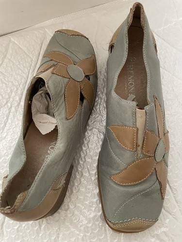 Remonte sage green - green, leather