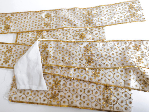 Vintage indian sari border - indian,