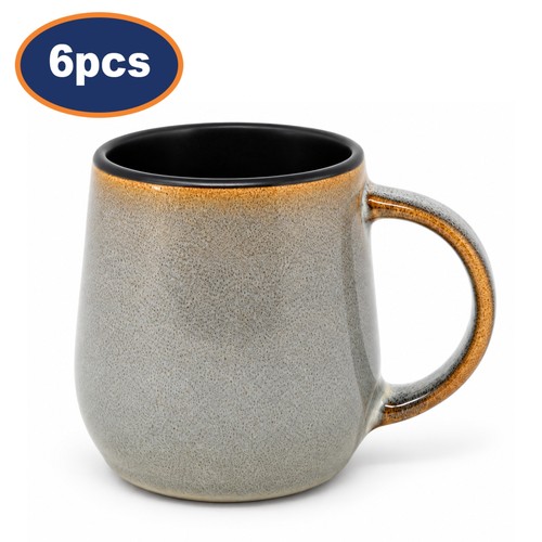 Coffee mug set stoneware grey - coffee,