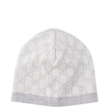 Gucci Womens Beanie Hat Grey