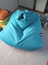 Extreme Lounging Beanbag Chair Turquoise Blue, Indoor/Outdoor