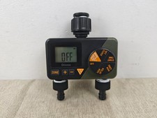 Water Timer for Irrigation, Diivoo Sprinkler Timer 2 Outlets, Automatic Hose Tap